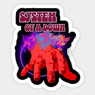 SYSTEM OF A DOWN MERCH VTG Sticker